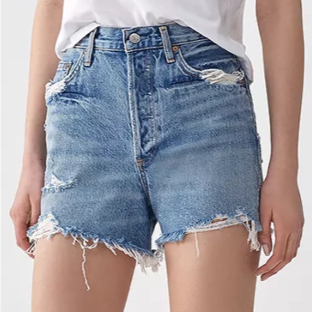 AGOLDE Dee Ultra High Rise Shorts in Ricochet
